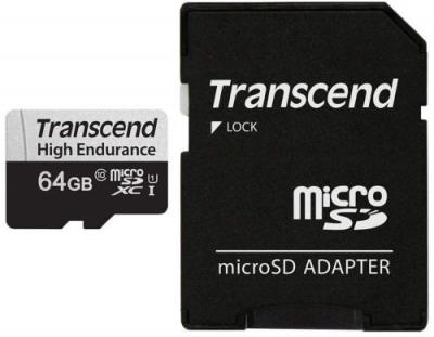 Карта памяти 64Гб Transcend High Endurance 350V (TS64GUSD350V) Карта памяти 64Гб Transcend High Endurance 350V (TS64GUSD350V)