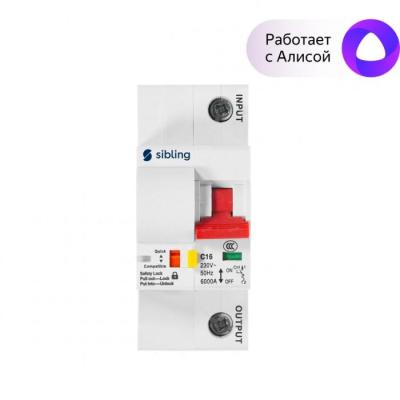 Автомат на 16А (с расходомером) Sibling Powerswitch-A16 Автомат на 16А (с расходомером) Sibling Powerswitch-A16