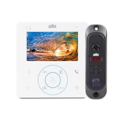 Изображение анонса товара "Видеодомофон ATIS AD-480 W Kit box" каталога оборудования для видеонаблюдения 
