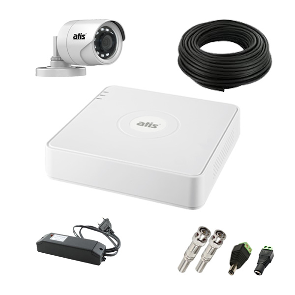 Комплект HD видеонаблюдения 2Мп ATIS LITE для улицы