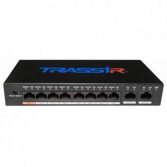 POE коммутатор Trassir TR-NS1010-96-8PoE v3 POE коммутатор Trassir TR-NS1010-96-8PoE v3