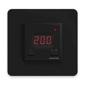 Терморегулятор для теплого пола Welrok st bk Терморегулятор для теплого пола Welrok st bk