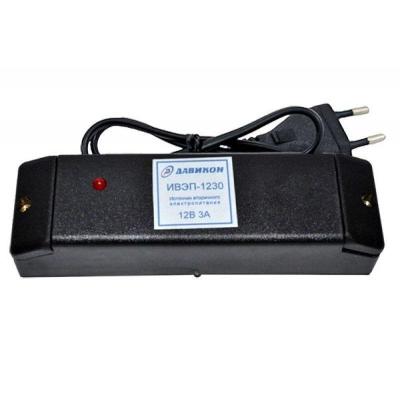 Блок питания 12В 3А Давикон ИВЭП-1230 крепление на стену Блок питания 12В 3А Давикон ИВЭП-1230 крепление на стену