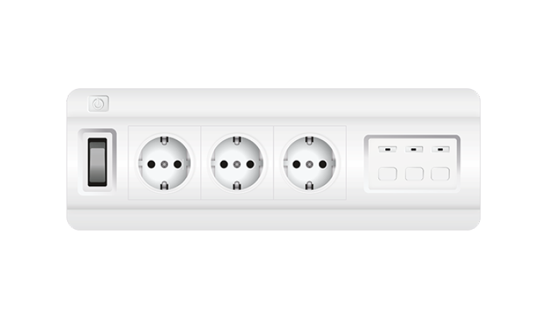 Детальное изображение товара "Управляемый блок розеток Zont (RS-485)" из каталога оборудования для видеонаблюдения