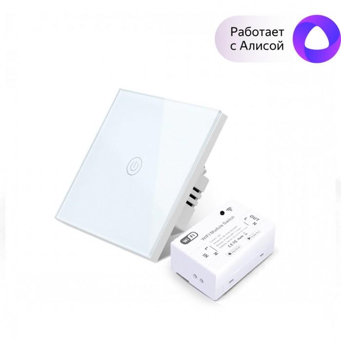 Детальное изображение товара "Умный беспроводной выключатель (1 клавиша) Sibling Powerlite-M1" из каталога оборудования для видеонаблюдения