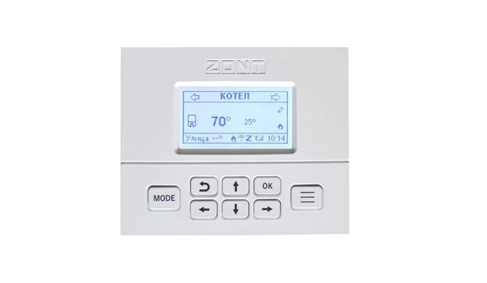 Детальное изображение товара "Панель управления ZONT МЛ-753 (для ZONT Smart 2.0, ZONT H1000+, ZONT H2000+)" из каталога оборудования для видеонаблюдения