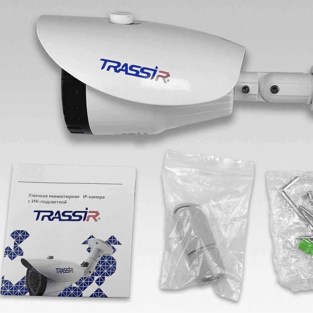 Детальное изображение товара "IP-камера уличная 2Мп Trassir TR-D2B5 v2" из каталога оборудования для видеонаблюдения